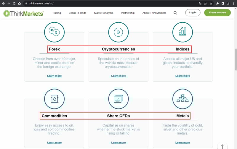 官网显示交易产品信息1