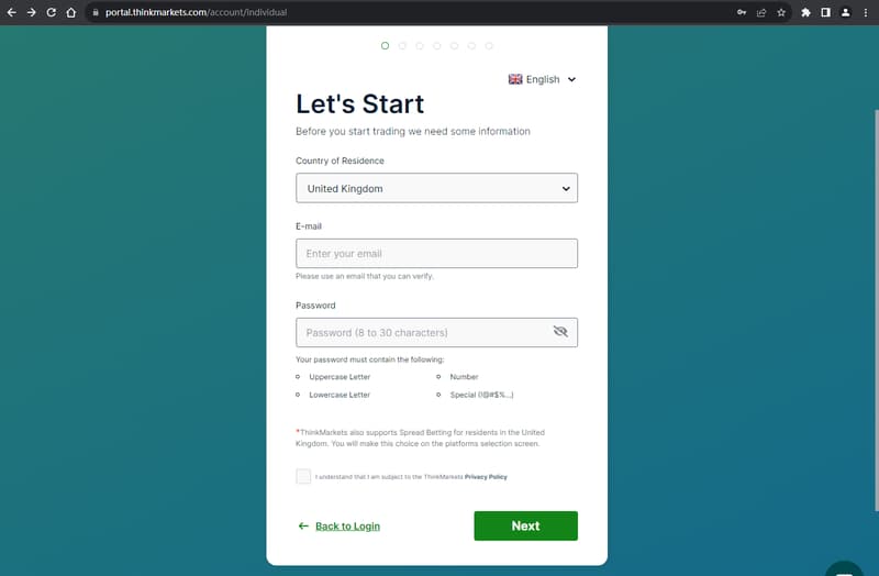 官网显示账户注册信息2