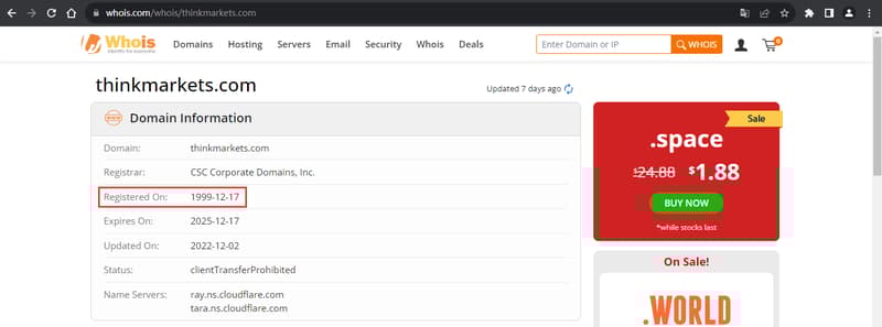 官网域名注册信息Whois查询