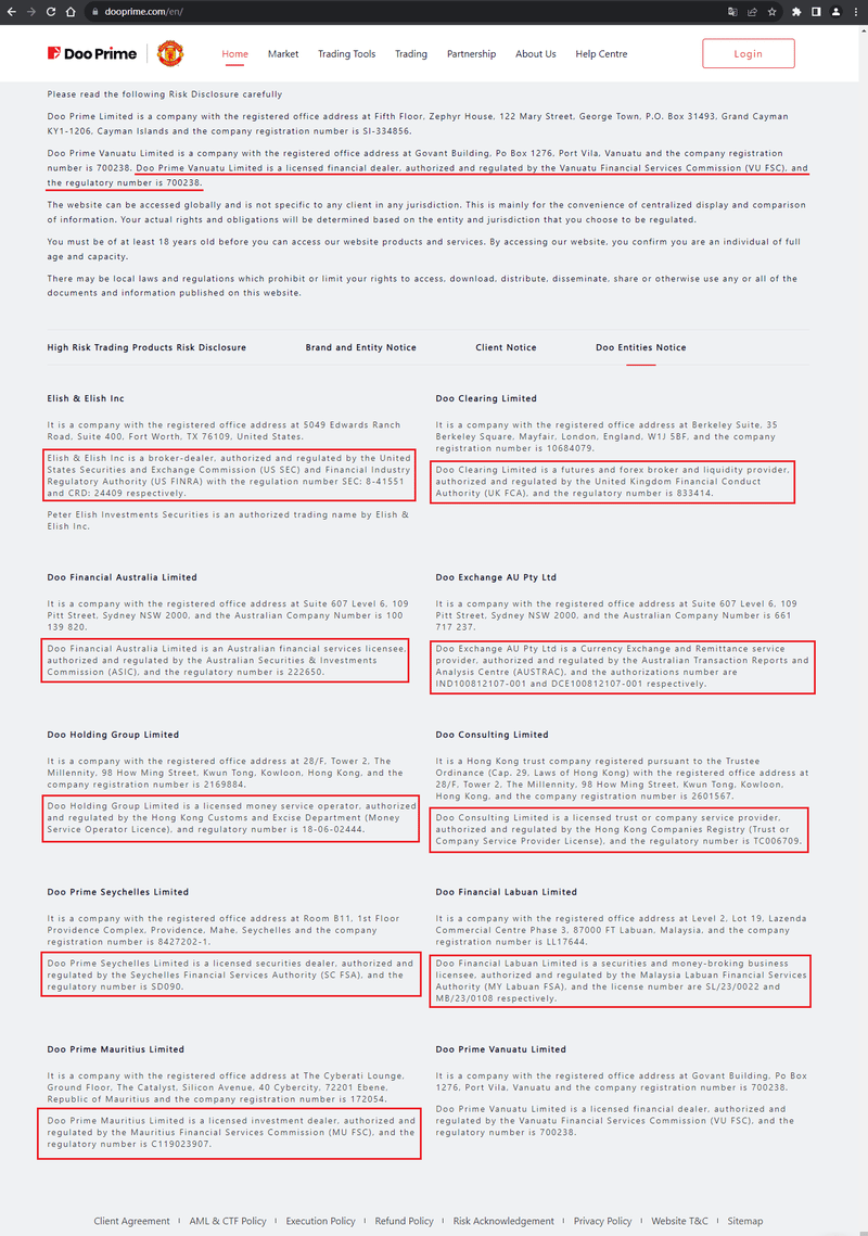 官网显示公司监管信息