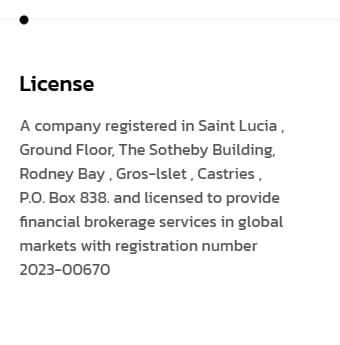 MaxiFy在官网宣称其公司注册于圣卢西亚