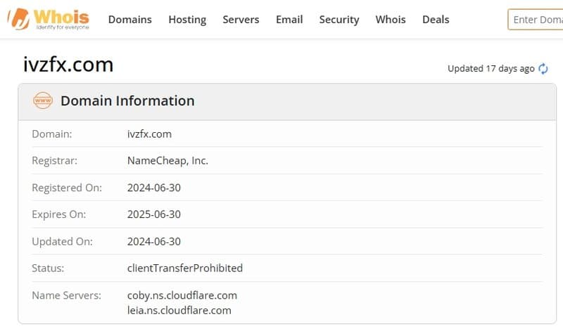 IVZ FX网站注册时间