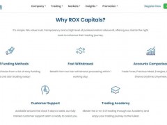 根据Rox Capitals的官网信息，Rox Capitals是一家于2020年成立的外汇券商，公司注册地址为科摩罗，主要的交易品种有外汇、贵金属