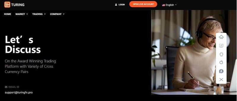Turingfx的客户支持