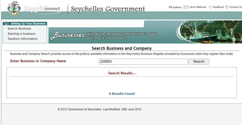 塞舌尔商业注册中并未找到这一实体(2)