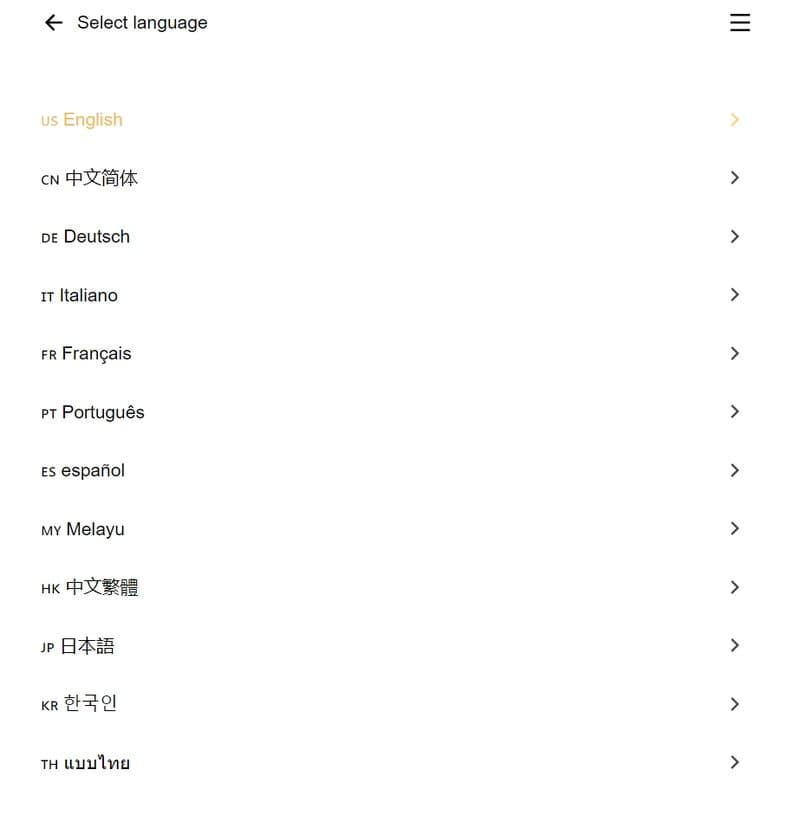 Reynold Internatio<i></i>nal Securities Ltd. languages