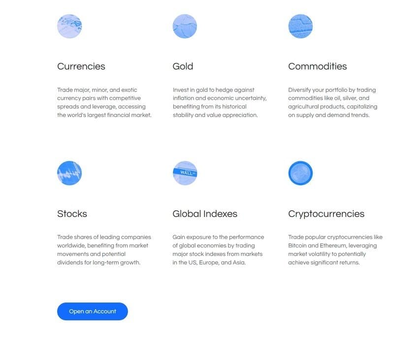 Duhani Capital提供的交易产品