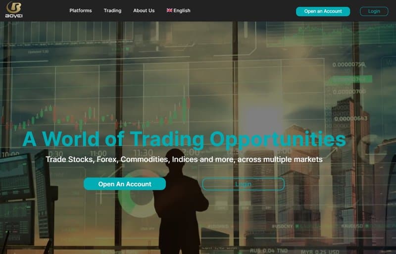 Bovei Financial Limited的官方网站