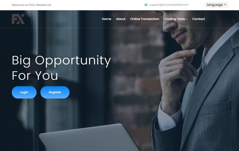 FXCC Markets Ltd的官方网站