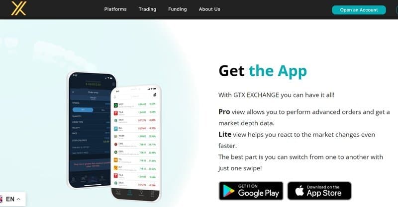 GTX EXCHANGE的可疑交易软件