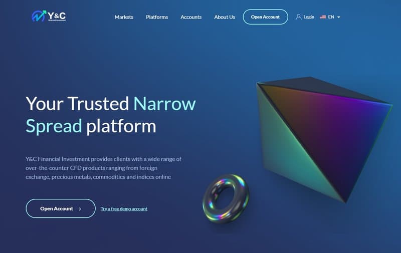 Y&C Financial Investment的官网