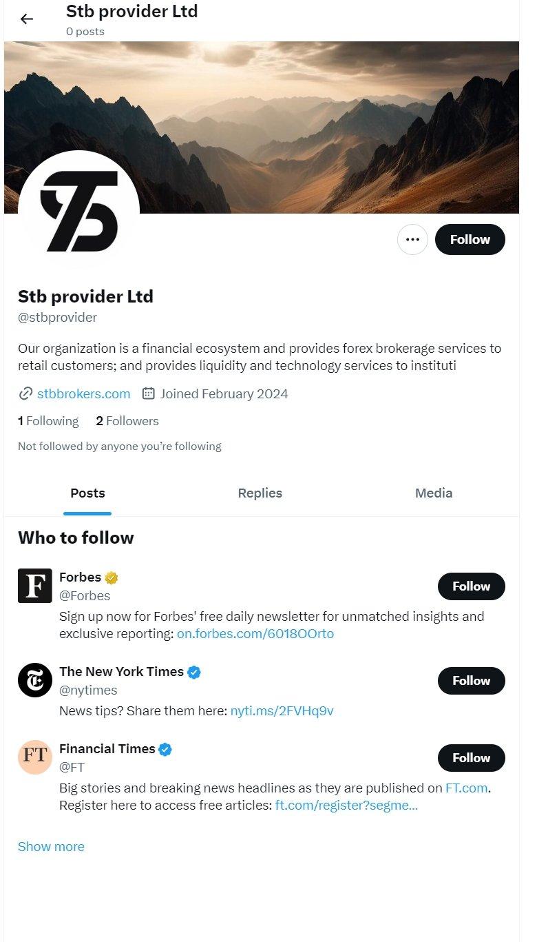 STB Provider的社交媒体