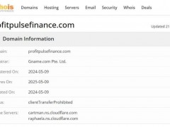 什么是Profit Pulse Finance?Profit Pulse Finance 是一家在2024年5月9日注册域名的差价合约经纪商，声称提供外汇、贵金属、原油