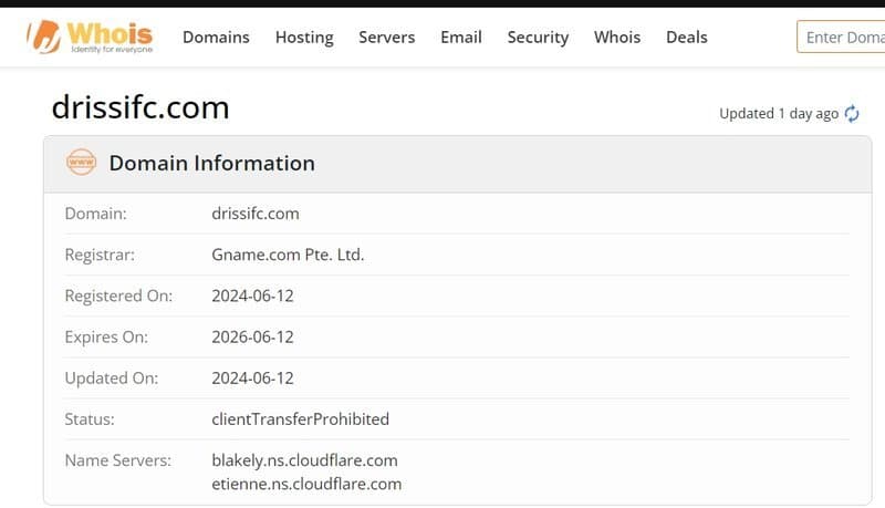 Driss IFC domin time