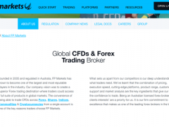 FP Markets简介FP Markets成立于2005年，已成为在线交易领域的知名品牌。FP Markets的使命是提供无缝的交易体验，让交易者能够访