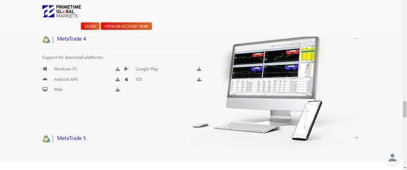 PGM的MT4交易平台