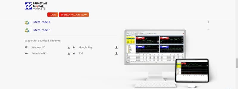 PGM的MT5交易平台