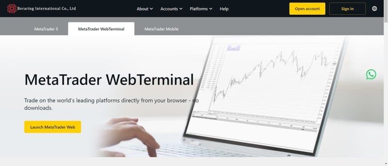 Beraring Internatio<i></i>nal Co., Ltd的存取款方式