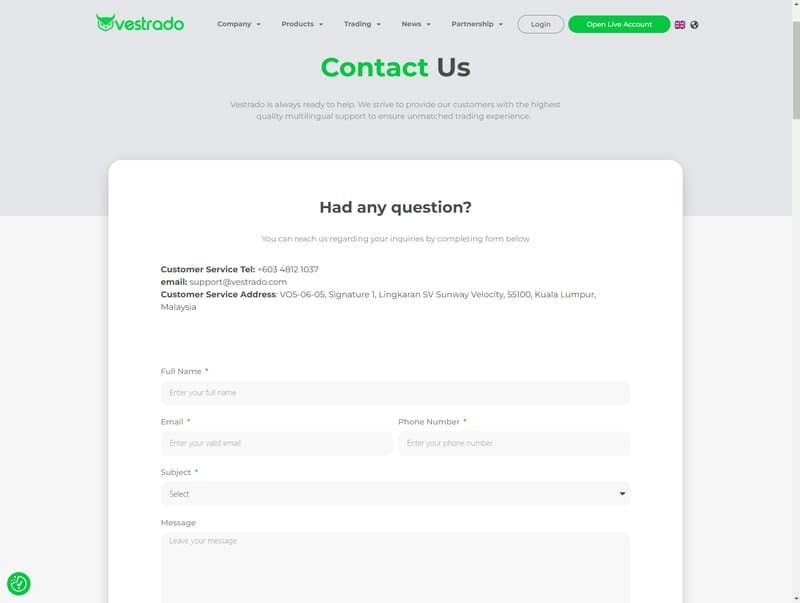 vestrado的联系方式