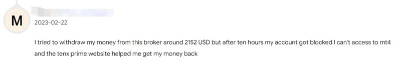 TenX Prime的客诉4